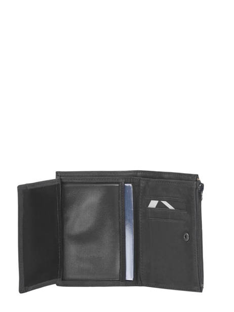 Portemonnee Etincelle Nubuck Leder Etrier Zwart etincelle nubuck EETN619 ander zicht 3
